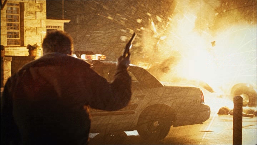 His ride went up in smoke...