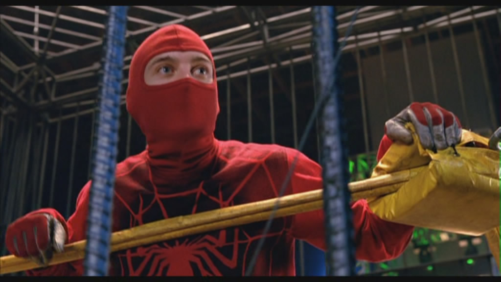 Somehow, he just knew he was in the wrong movie with his pyjamas.