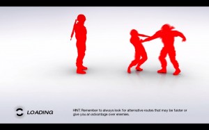 Even the loading screen is interesting (It'll show an animation of disarming an opponent or two)