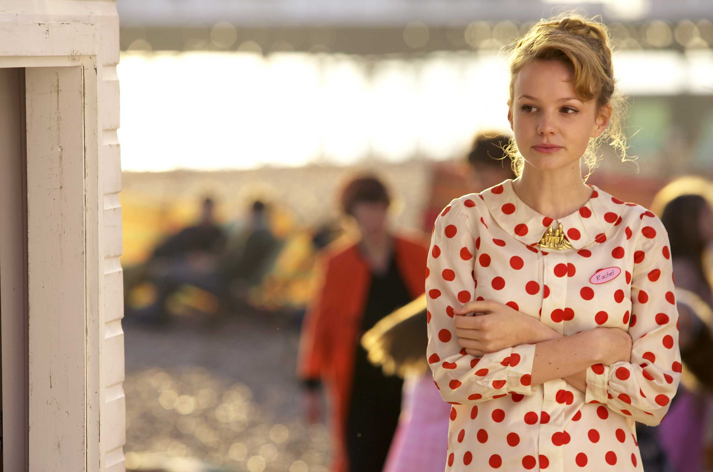 Polka-dots were coming back into fashion.