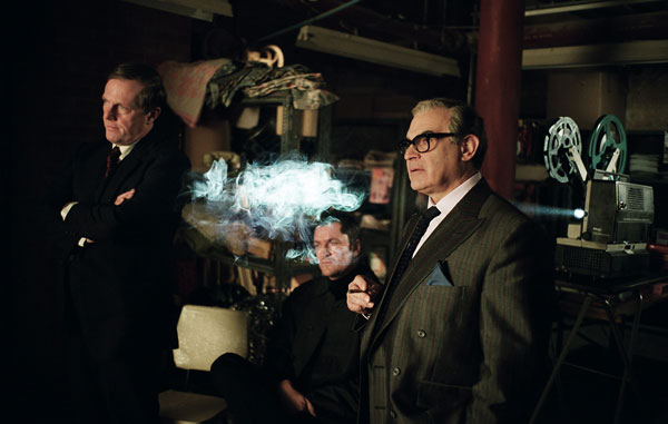 David Suchet plays Lew Vogel, local porn king and all-round nasty guy.