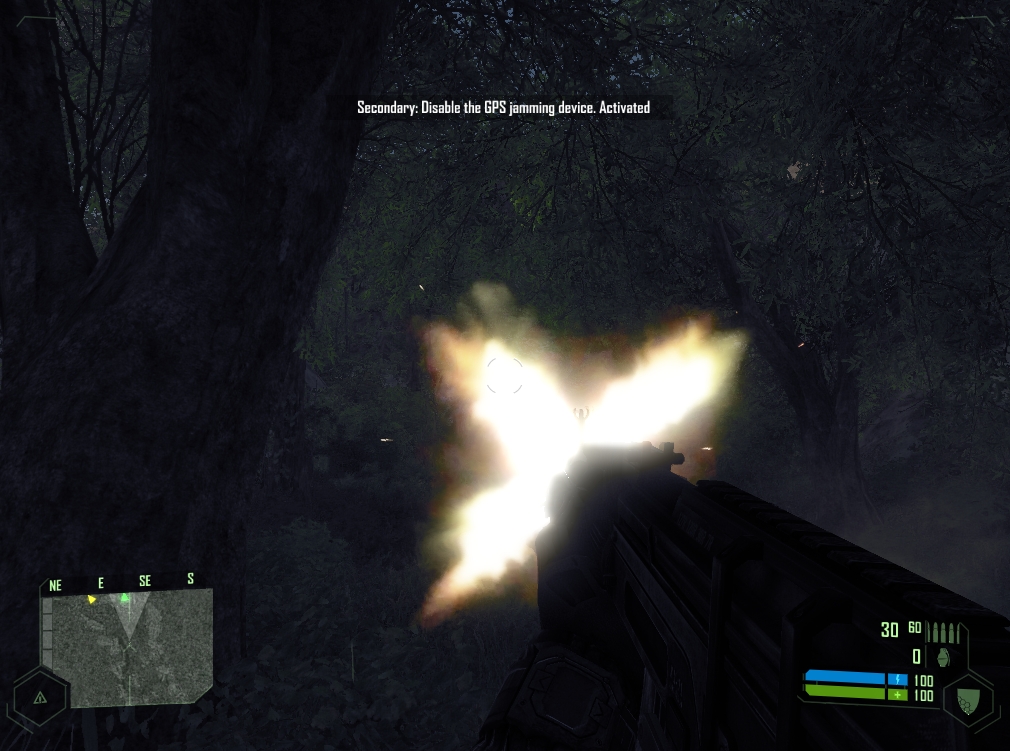 Firefight begins.