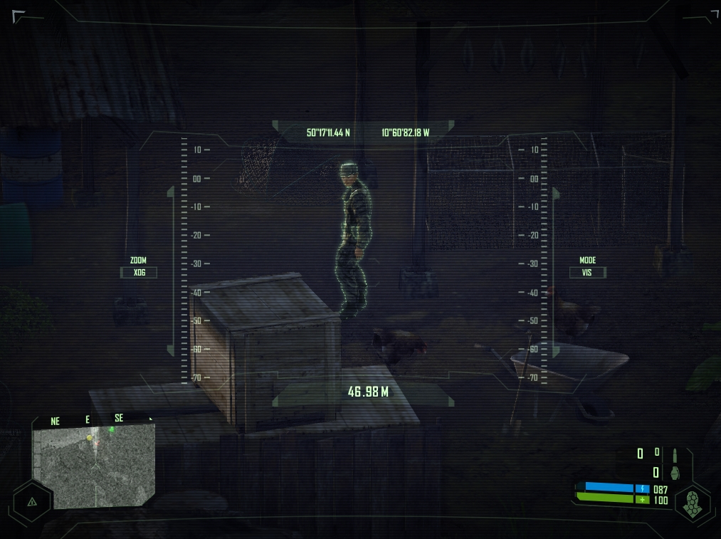 As you scan them, your enemies appear on your GPS device.