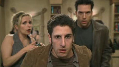 The cast siddenly realise just how bad this film really is.