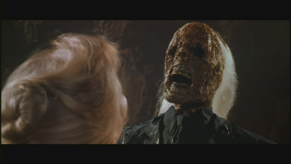 Some weird old guy snuck onto the set and scared the crap out of everybody.