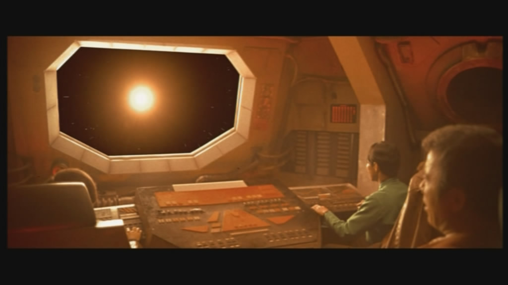 The crew of the Enterprise get a tan.