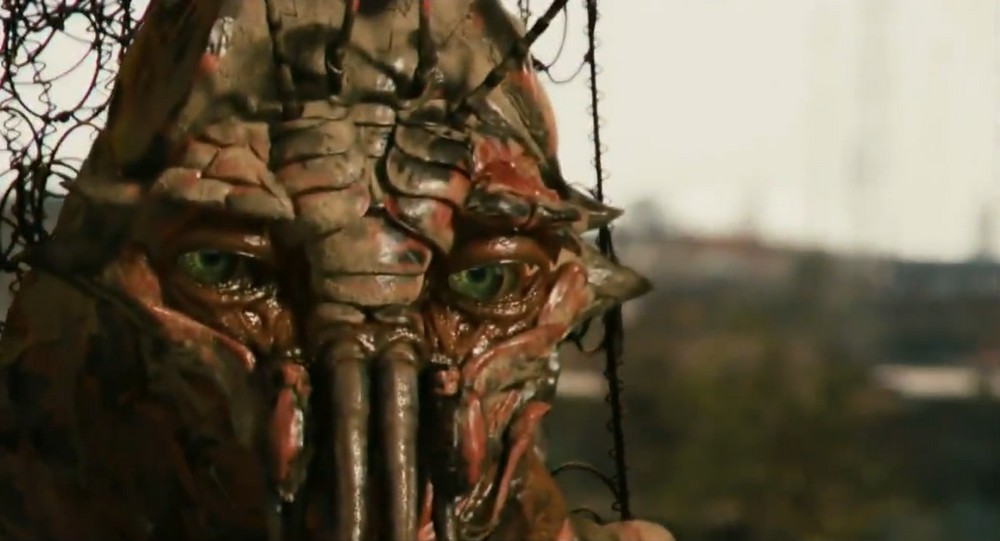 Alien close up.