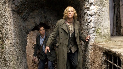 Brendan Fraser & Paul Bettany do their thang...