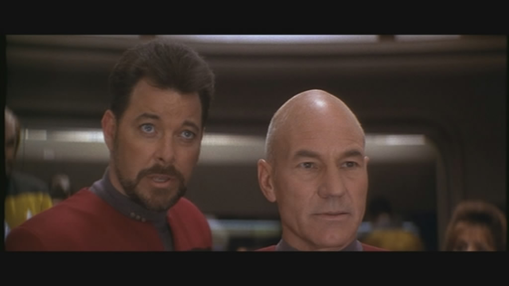 I swear if you touch my ass again I'll beam you into outer space!