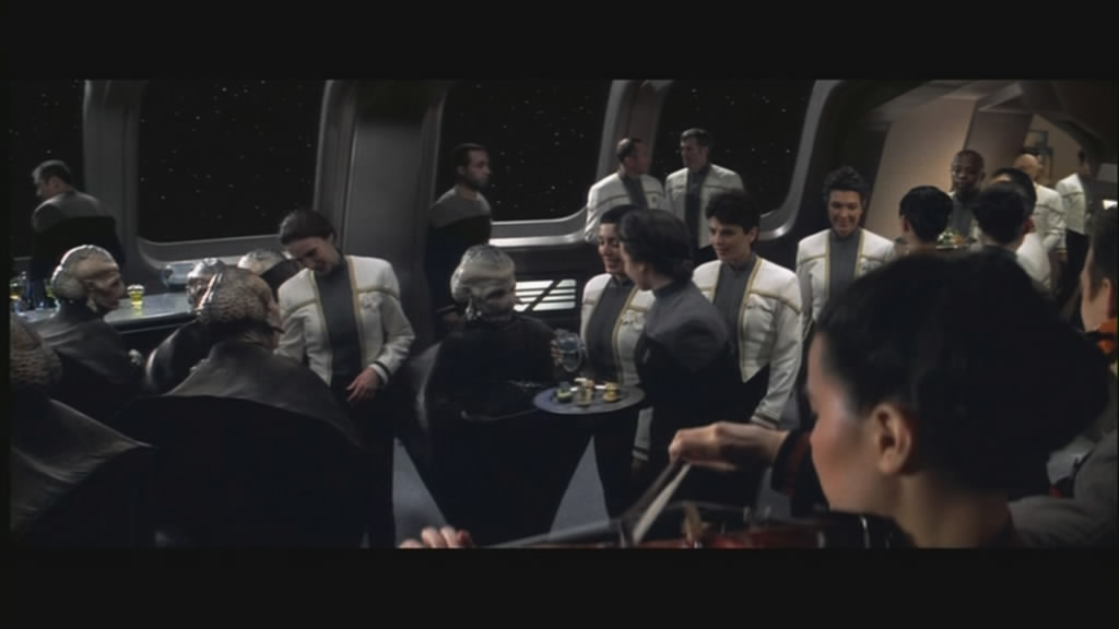 An out-of-control shindig on the Enterprise...