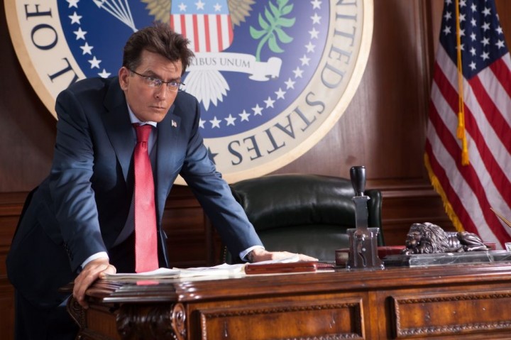 I'm the President. My dad played a president. I'm winning, right?