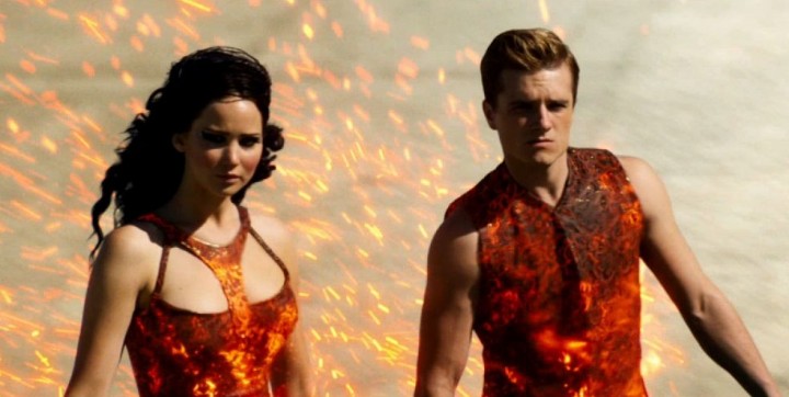 Ahh,the old flaming dress trick.