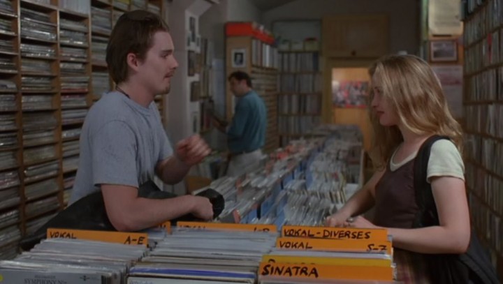 We're in the Sinatra aisle, and you wanna listen to reggae? Blasphemy!