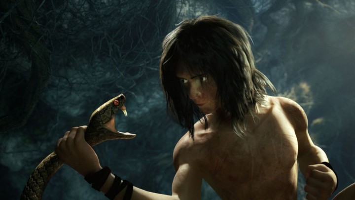 Tarzan really knew how to handle his snake.