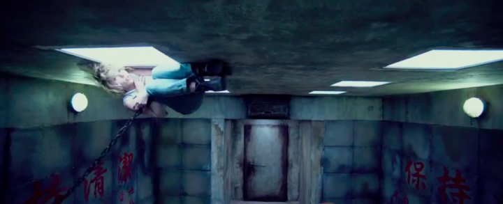 .....the hell? I'm on the ceiling?