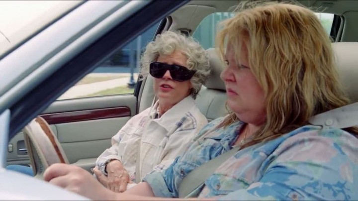 You know, if you weren't so fat you'd be able to turn the steering wheel, honey.