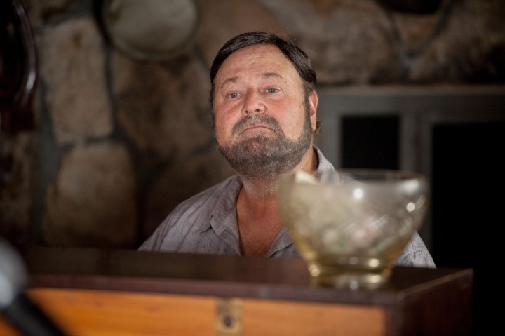Not even God knows what's happening with Rob Reiner's hair.