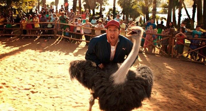 Yep. Sandler f@cks an ostrich.