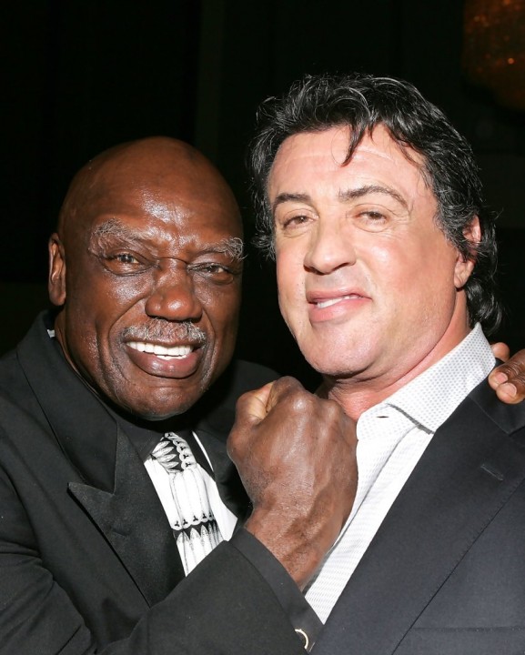 Tony Burton and Rocky co-star Sylvester Stallone.
