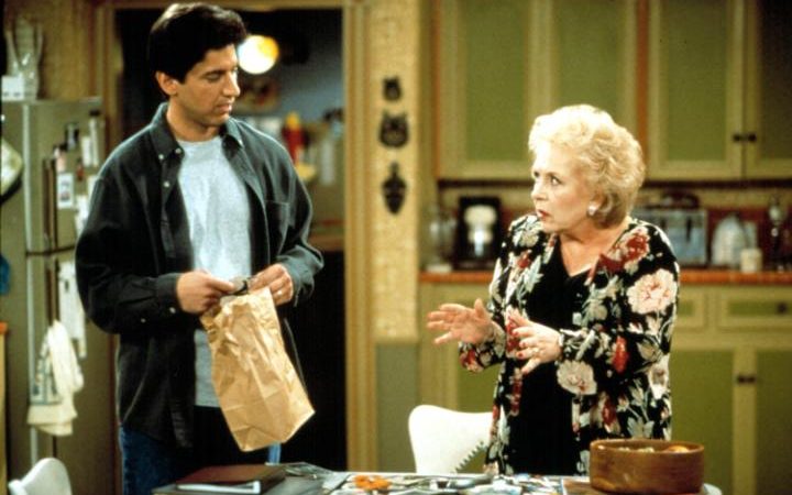 Ray Romano and Doris Roberts in a scene from Everybody Loves Raymond. 